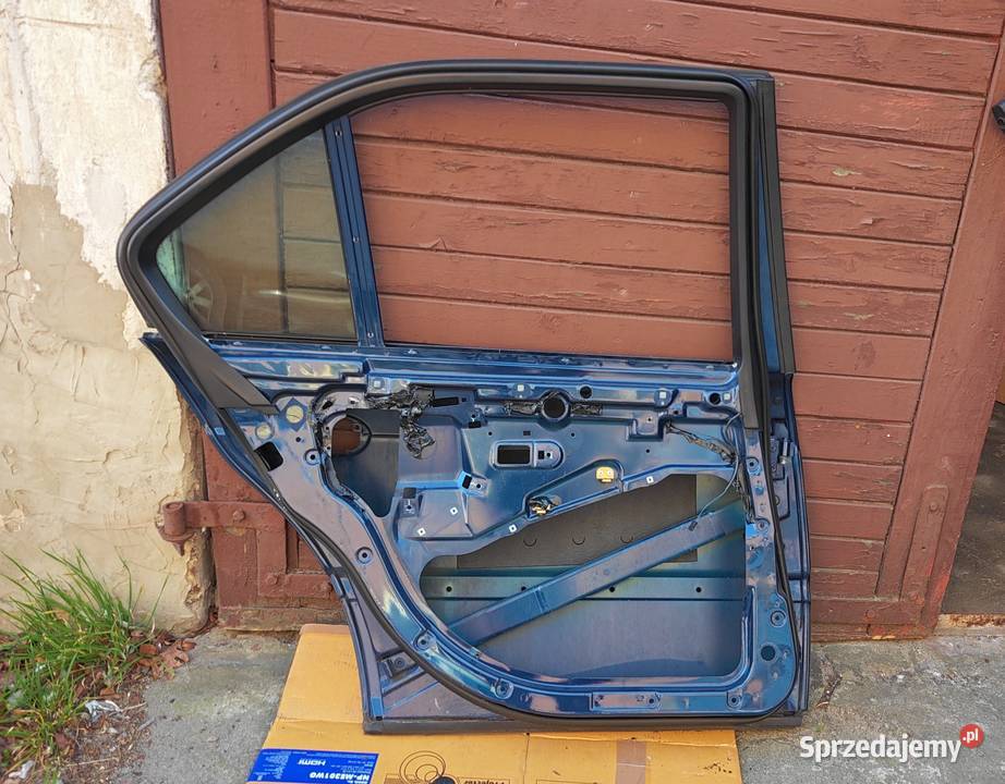 BMW E38 drzwi lewy tył tylne Biarritz Blau Blue Rok produkcji 1999 warmińsko-mazurskie Elbląg