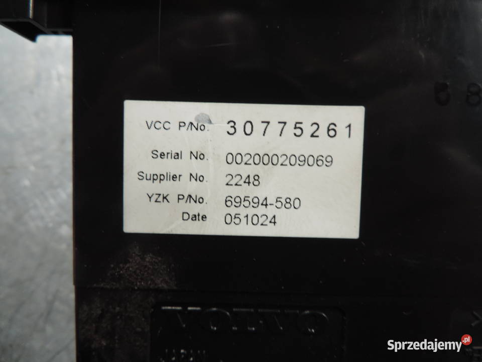 WYŚWIETLACZ VOLVO V50 30775261 Części samochodowe