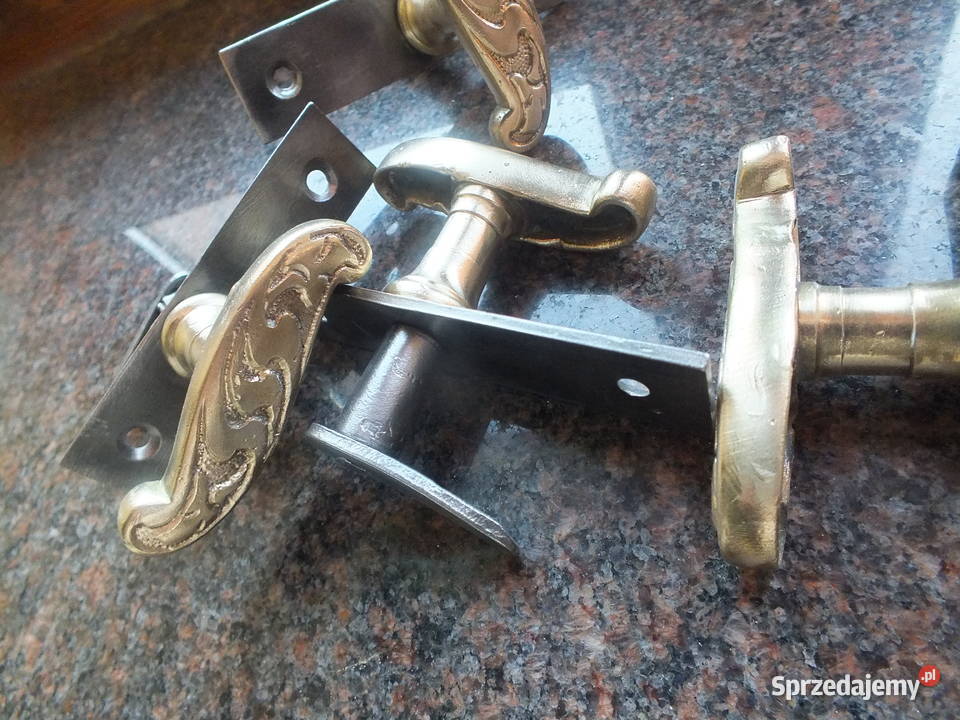 Stare klamki okienneokoło 1930 piękne 5 Bielawa