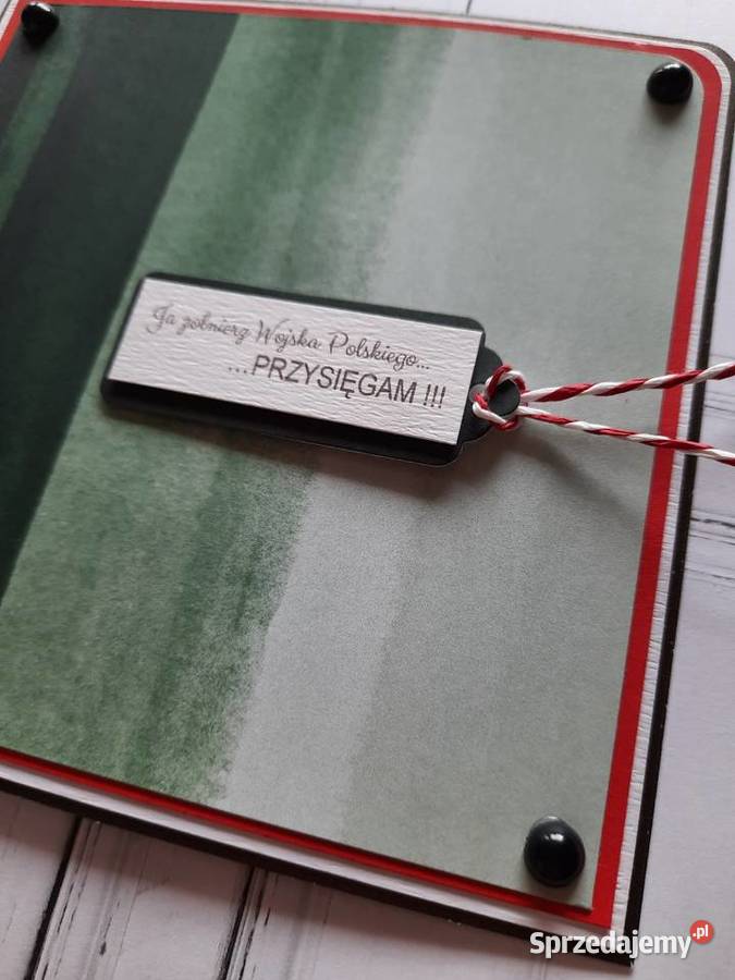 Kartka na przysięgę personalizowana data itd do