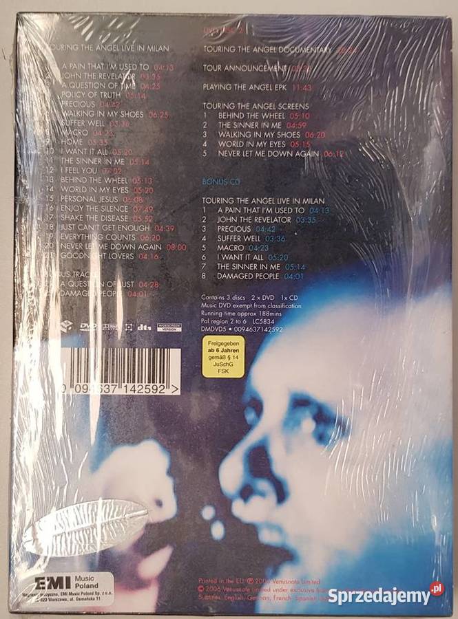 Touring The Angel Live in Milan a 2 DVD 1 CD Jaworzno sprzedam