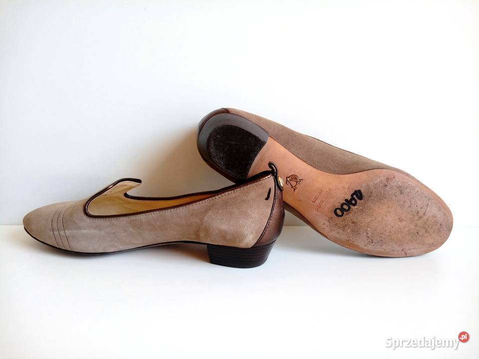 6785 VC SIGNATURE ładne eleganckie skóra 365 brązowy/beżowy Kędzierzyn-Koźle sprzedam