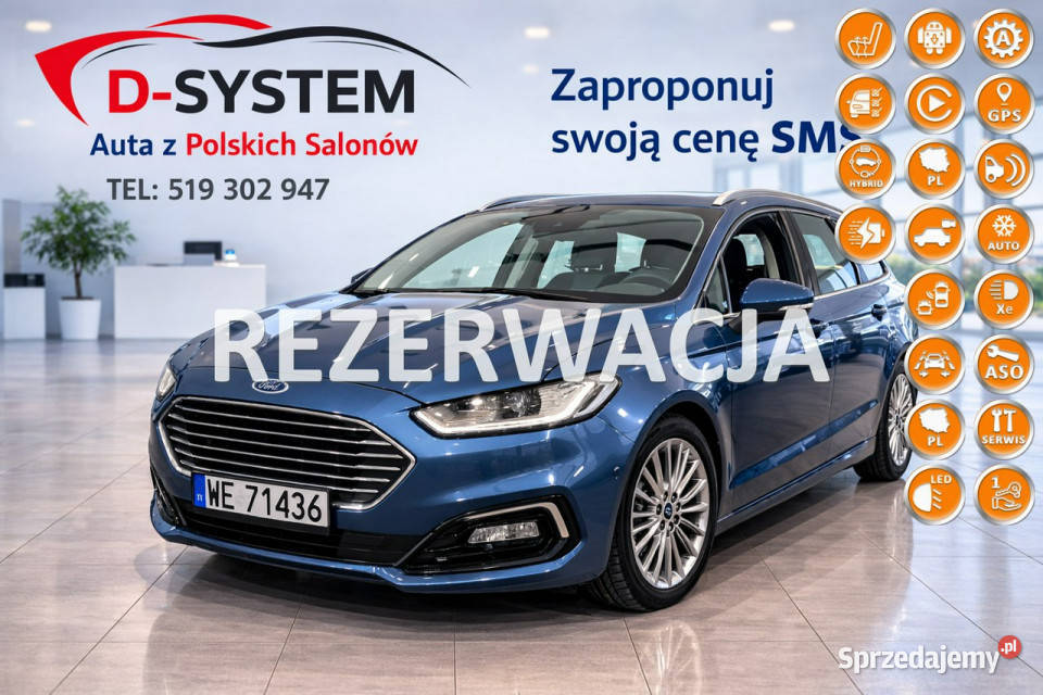 Ford Mondeo Titanium 23r Salon Polska 1Wł 20 Białystok sprzedam