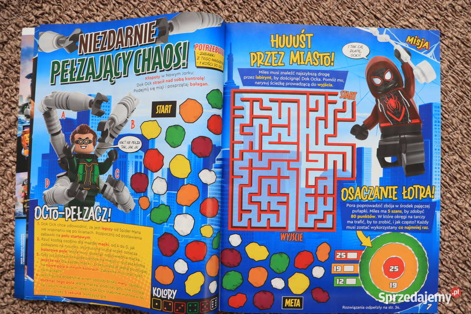 SpiderMan Lego gazetka 012024 Komiksy Warszawa