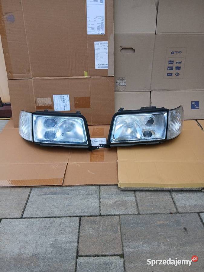 Lampy reflektory przód soczewkowe Audi 100 S4 C4 Grodków sprzedam