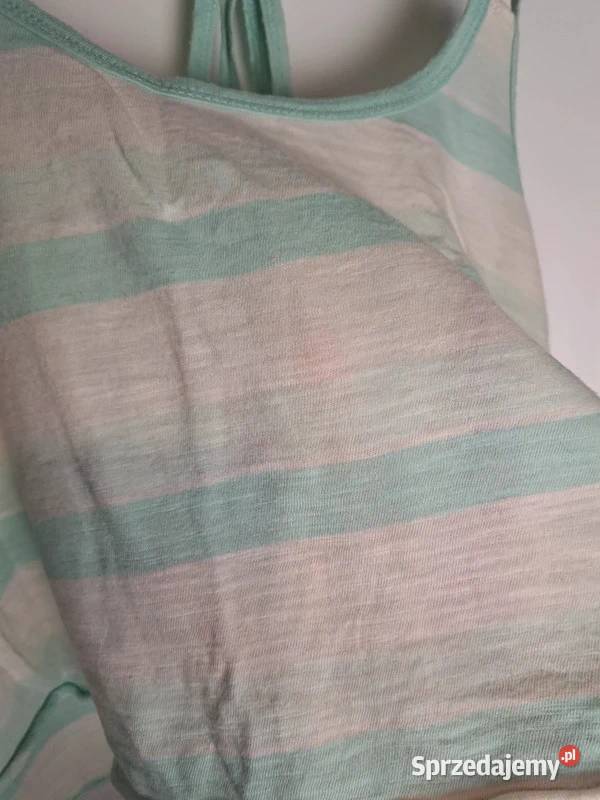 Letni top Hollister w pastelowe paski XS Trąbki Wielkie