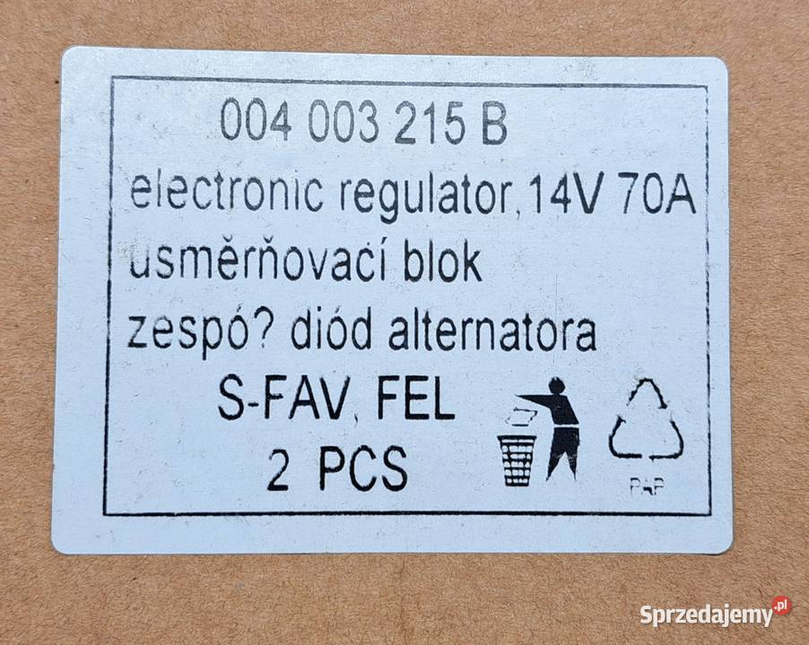 MOSTEK DIODOWY ALTERNATORA 70A SKODA FELICIA I osobowe dolnośląskie sprzedam