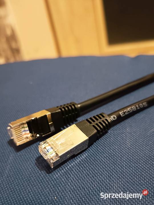 Kabel Sieciowy LAN SFTP Cat5e RJ45 Czarny 2m