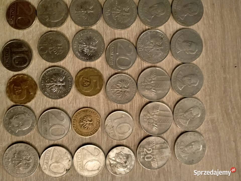 Stare monety PRL Gniezno