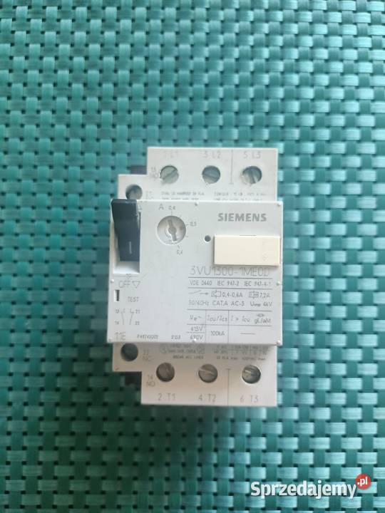 Wyłącznik silnikowy Siemens 3vu13001me00 Elektronika Poznań
