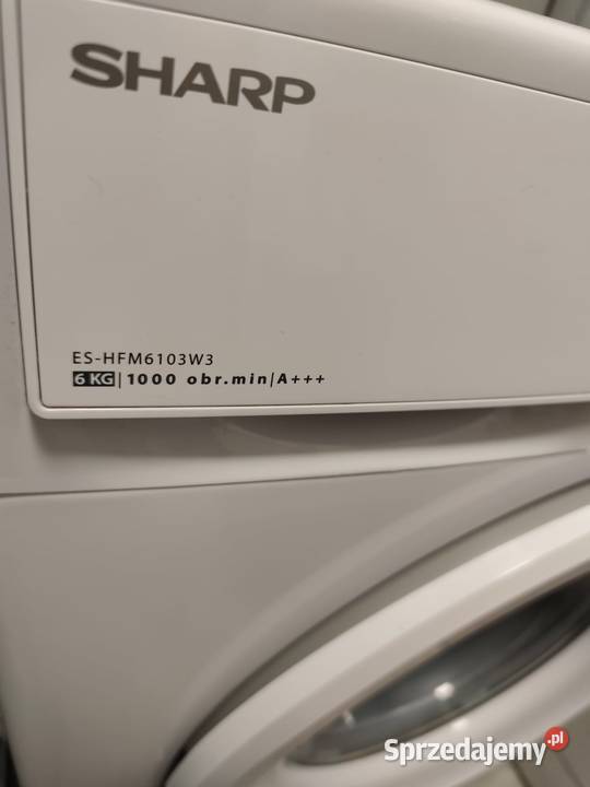 Pralka SHARP ESHFM6103W3 wolnostojące śląskie Rybnik