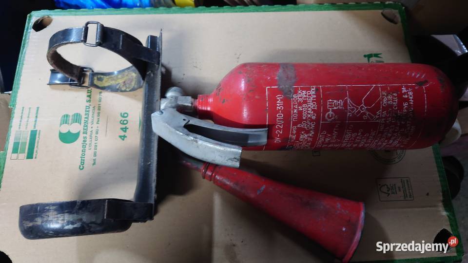 Uaz zil gaz oryginał gaśnica OY2 z uchwytem Kraków