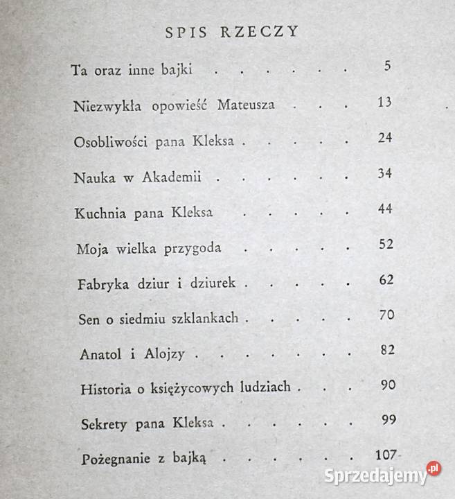 Akademia pana Kleksa Jan Brzechwa wyd 1958r Chełm