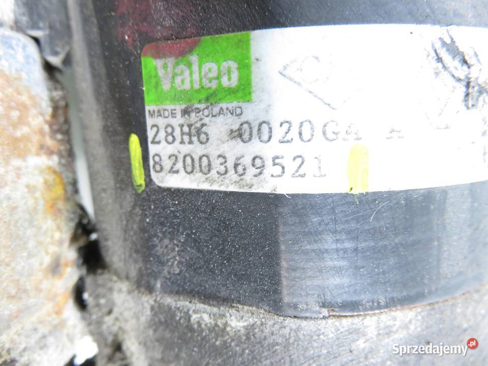 ROZRUSZNIK RENAULT KANGOO I 12 16V 8200369521 Układ elektryczny silnika małopolskie