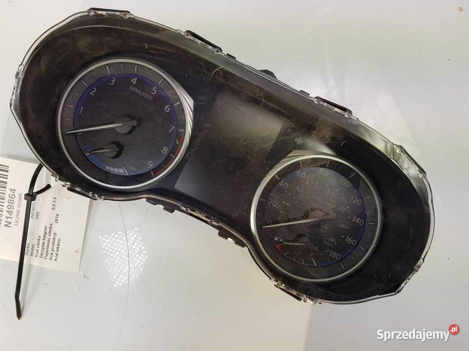 LICZNIK ZEGAR INFINITI Q50 4HB0A7N07 sprzedam