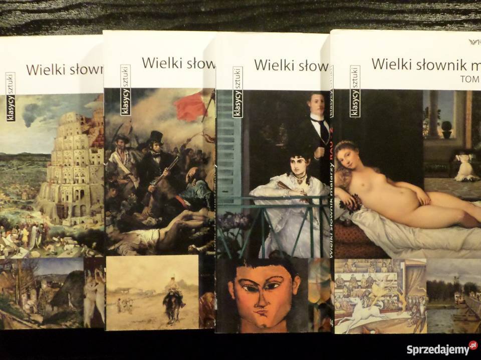 Klasycy sztuki Wielki słownk malarzy 4 tomy fa Goleniów