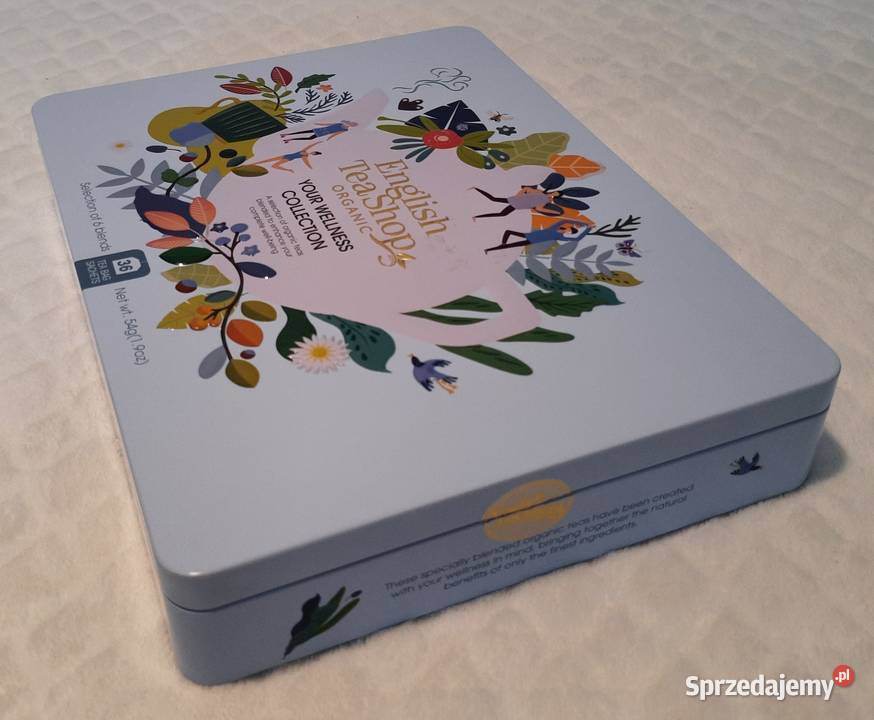 Metalowe pudełeczko herbatach 19x245x4 Kreatywne Czeladź