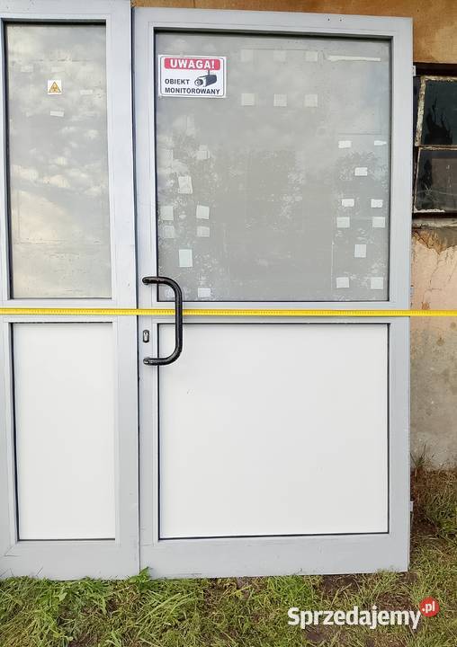 Drzwi aluminiowe sklepowe witryna sklepowa podkarpackie Breń Osuchowski