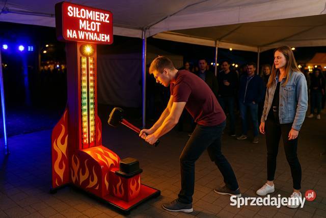 Wynajem siłomierz młot na event na imprezę małopolskie Kraków