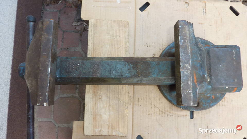 Niemieckie imadło ślusarskie stalowe kute łódzkie sprzedam