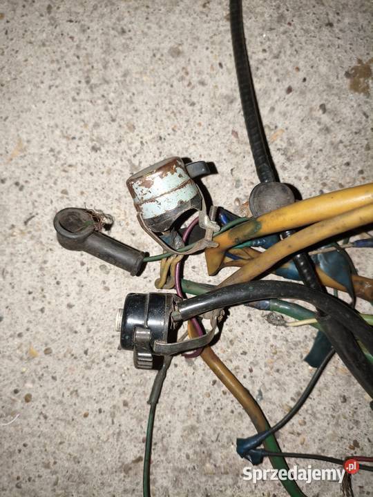 Lampa przednia z instalacją elektryczną Ural M62 Leszno sprzedam