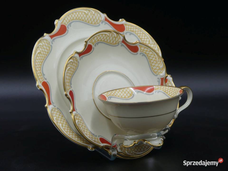 Urokliwe trio Hutschenreuther 1939 45 stan Porcelana i szkło Poznań sprzedam