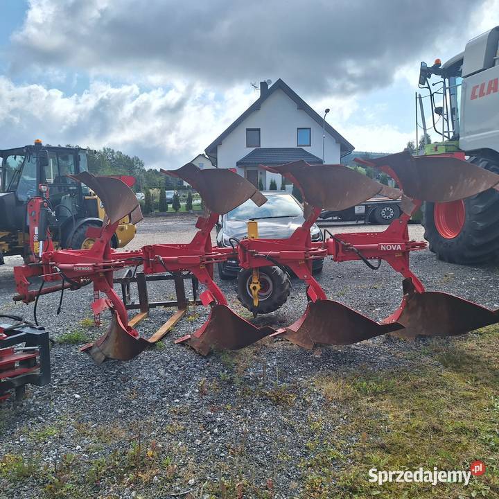 Pług Pottinger servo 25 4 skibowy 2015 świętokrzyskie Krajno-Zagórze