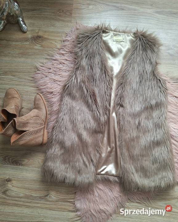 Długie klasyczne futerko na ramoneske 38 Kraków sprzedam