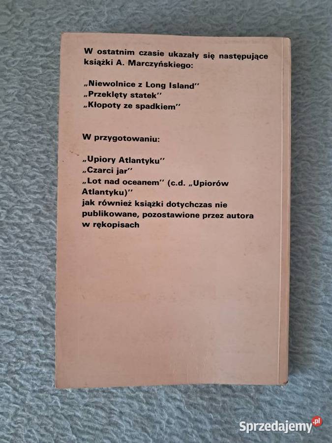 Książka Czarny ląd A Marczyński do sprzedania