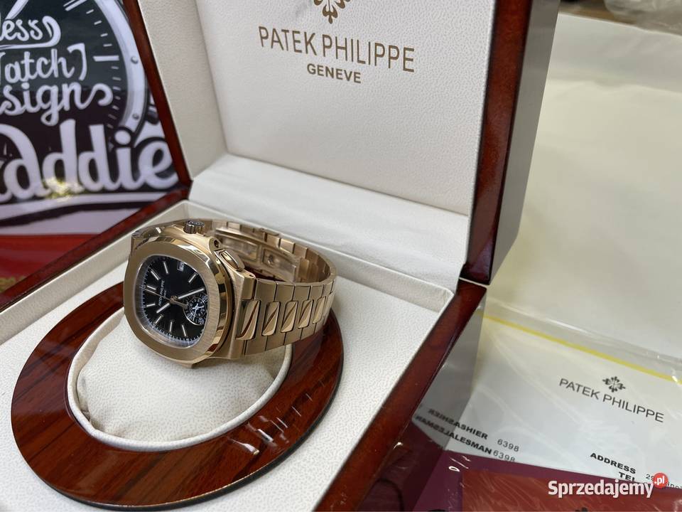 Patek Philippe piękny zegarek męski szafir pomorskie Gdańsk