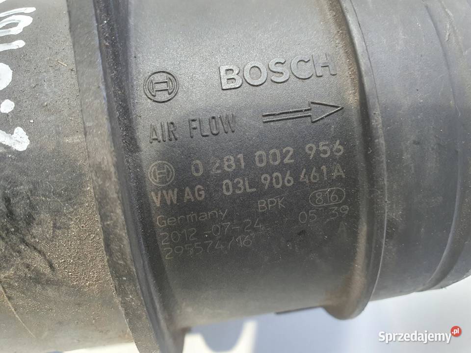 PRZEPŁYWOMIERZ Audi A4 B8 20 TDI POWIETRZA lubelskie Chełm