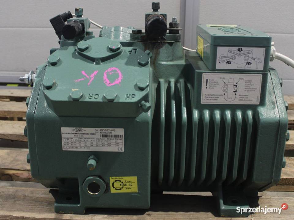 Sprężarka Bitzer 4DC52Y40S kompresor chiller Produkcja małopolskie Niedźwiedź