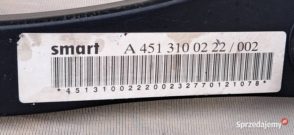 Wahacz prawy lewy tył drążek stabilizator Smart Wahacze Mielęcin sprzedam