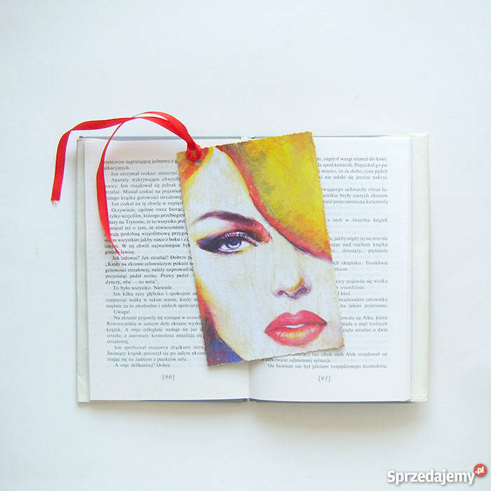 zakładka do książki kobieta ładna zakladka do Katowice sprzedam