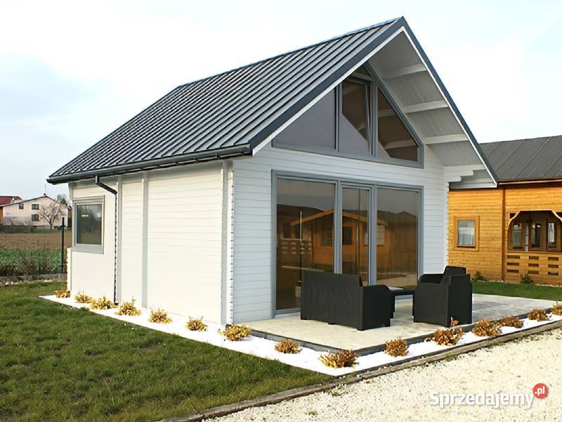 Domek z poddaszem Lena 6x6 świerk 44mm OBNIŻKA Parzymiechy