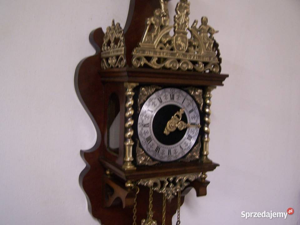 tan Nie wymaga renowacji Antyczny zegar wiszący zachodniopomorskie Koszalin