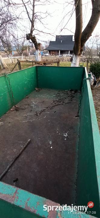 Przyczepa jednoosiowa metalowa