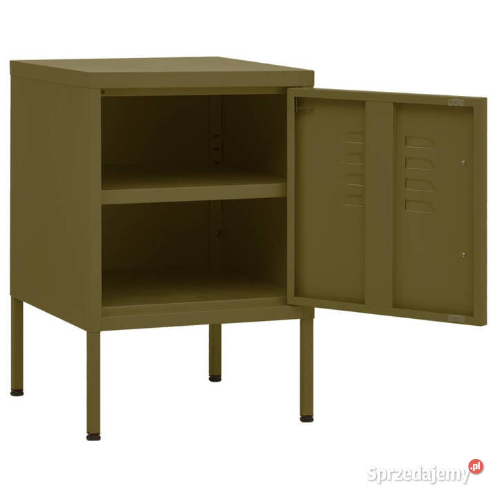 Szafka nocna oliwkowa 35x35x51 stalowa WM336207 Szafki Warszawa