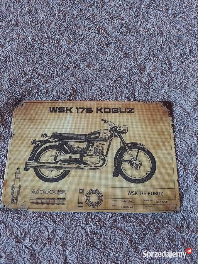 Szyld metalowy mz wsk simson awo ts es etz Stoczek Łukowski