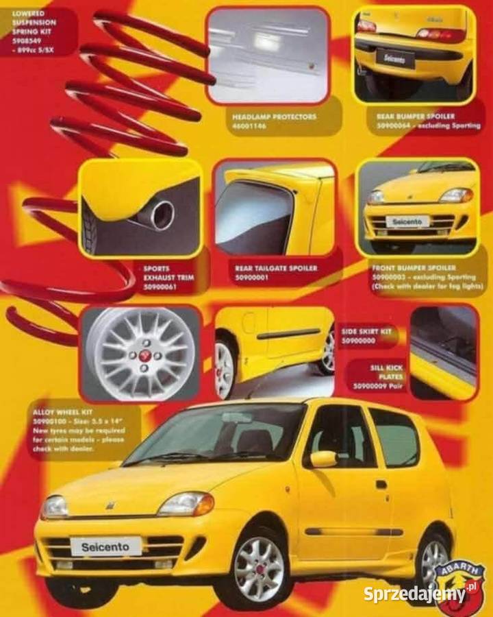 Felgi Fiat Seicento z pakietu akcesoryjnego Wieliczka