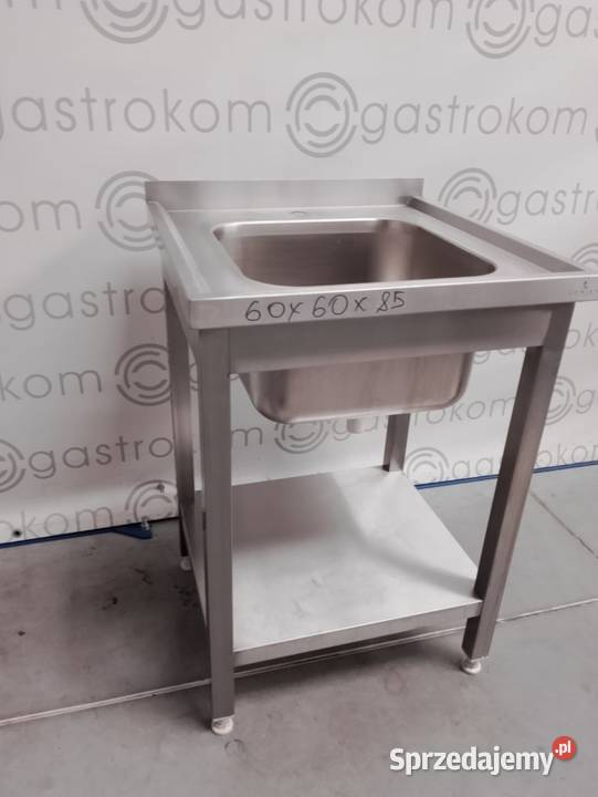 STÓŁ ZE ZLEWEM I PÓŁKĄ 60X60X85 Wrocław
