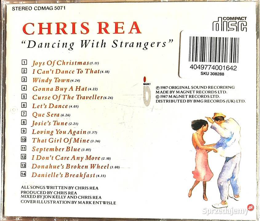 Wspaniały Album CD CHRIS REA Album Dancing With Płyty i kasety Warszawa