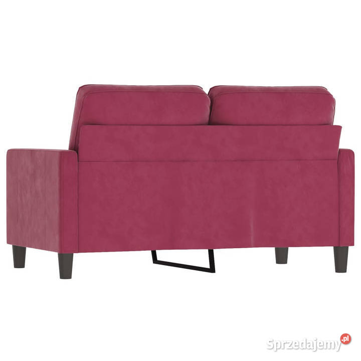 Sofa 2osobowa winna czerwień 120 tapicerowana Sofy i kanapy Warszawa