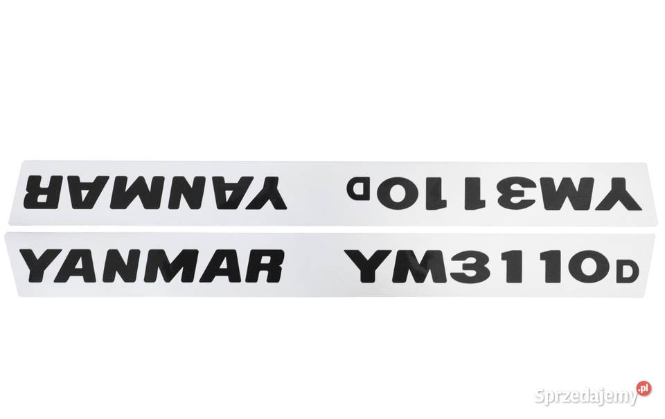 Naklejki Yanmar YM3110D Tajęcina