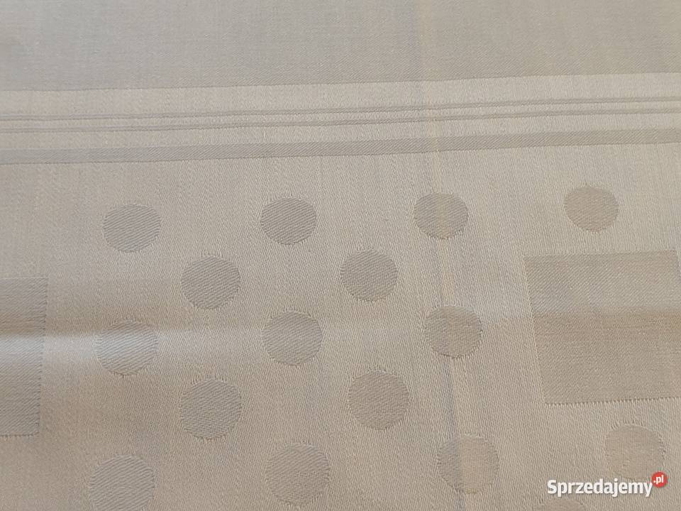 Obrus biały bawełna Legnica