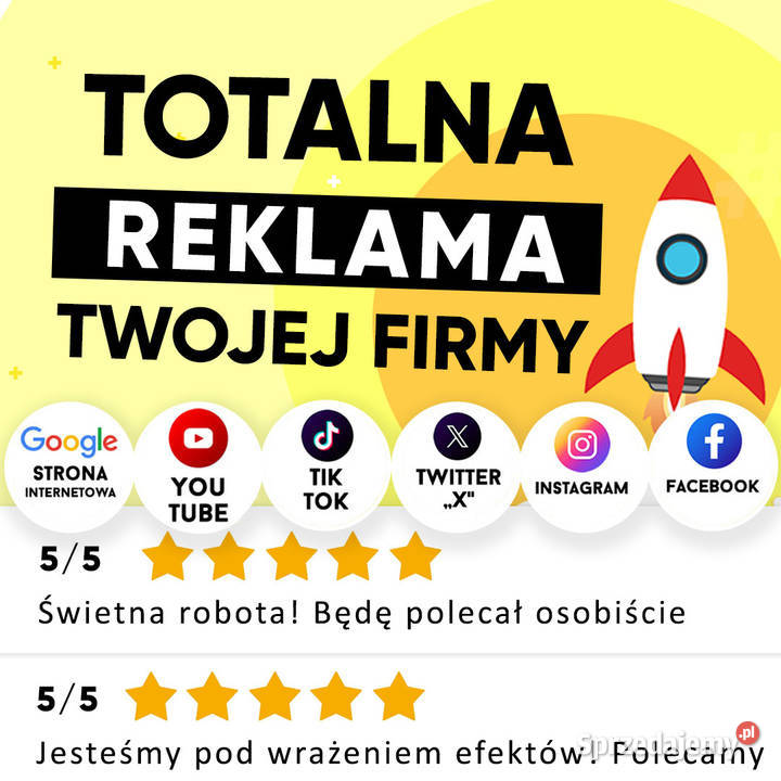 Strona internetowa firmowa LOGO Facebook Google Tworzenie stron internetowych Kraków