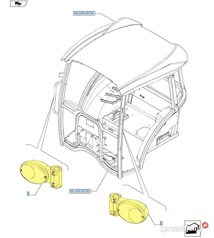 Lampa kierunkowskazu CNH Holland 87725693 Białystok sprzedam