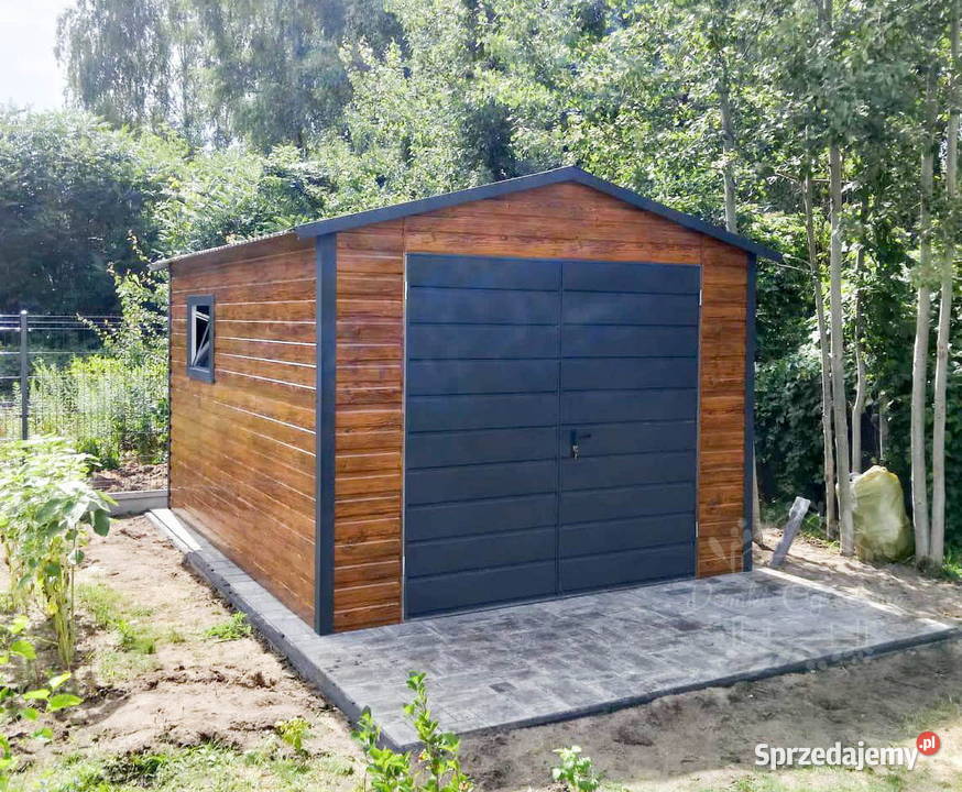 SCHOWEK DOMEK OGRODOWY 3m x 5m Brama okno Domki narzędziowe