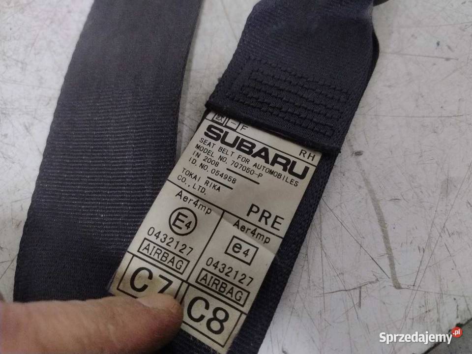 PAS BEZPIECZEŃSTWA PRAWY PRZÓD SUBARU LEGACY sprzedam