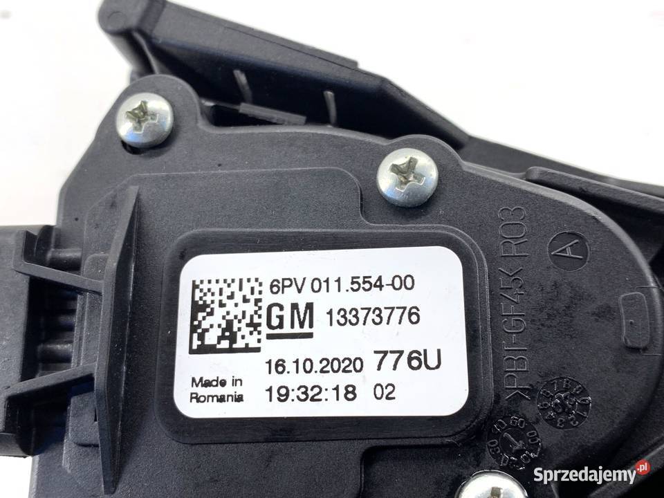 POTENCJOMETR GAZU OPEL ASTRA K 13373776 12 110